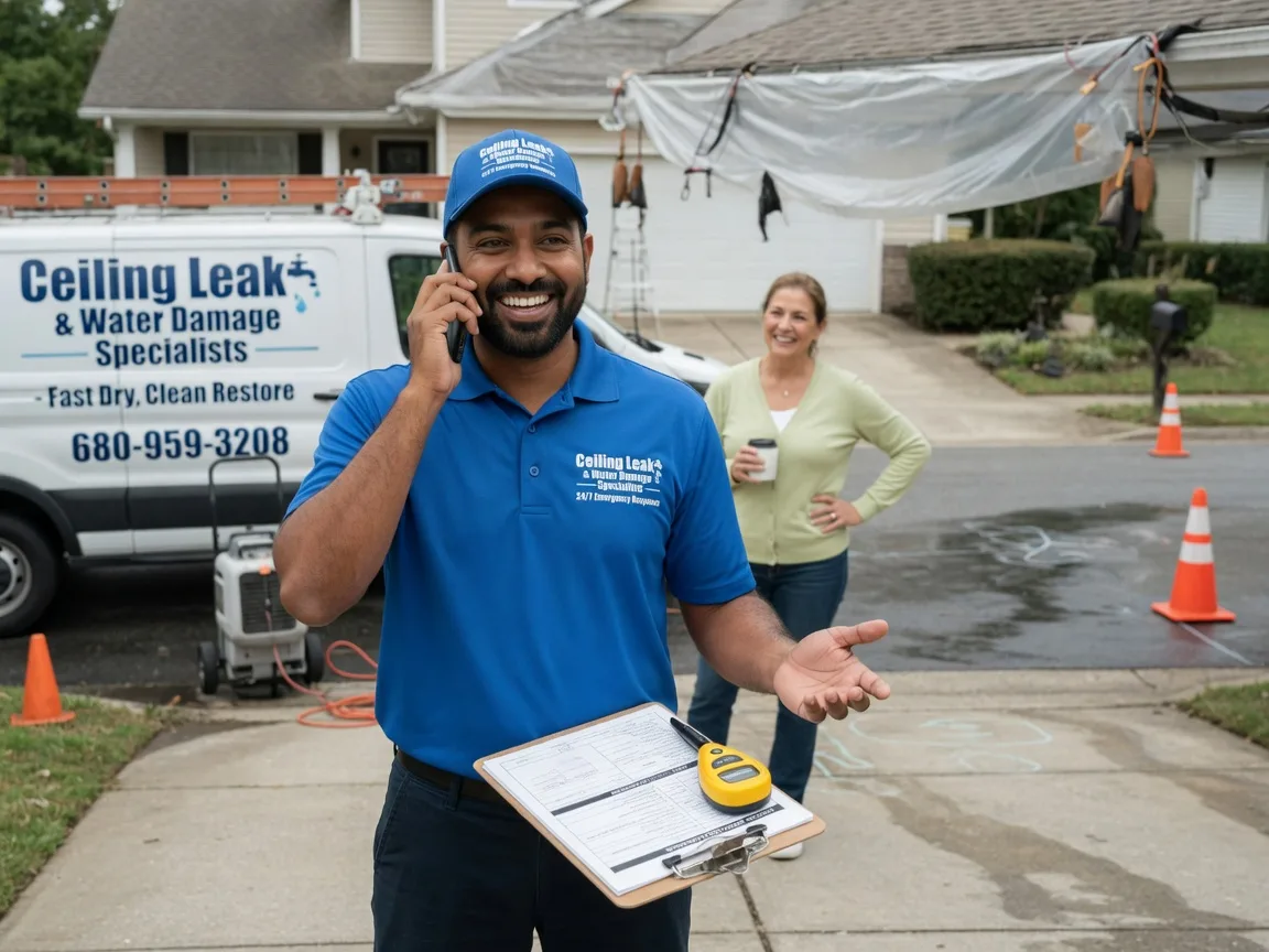 Ceiling Leak Cleanup Pardeeville, WI FAQs